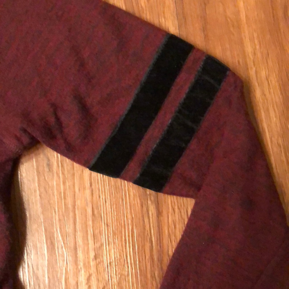 Maroon peplum sweater size S - Picture 3 of 5